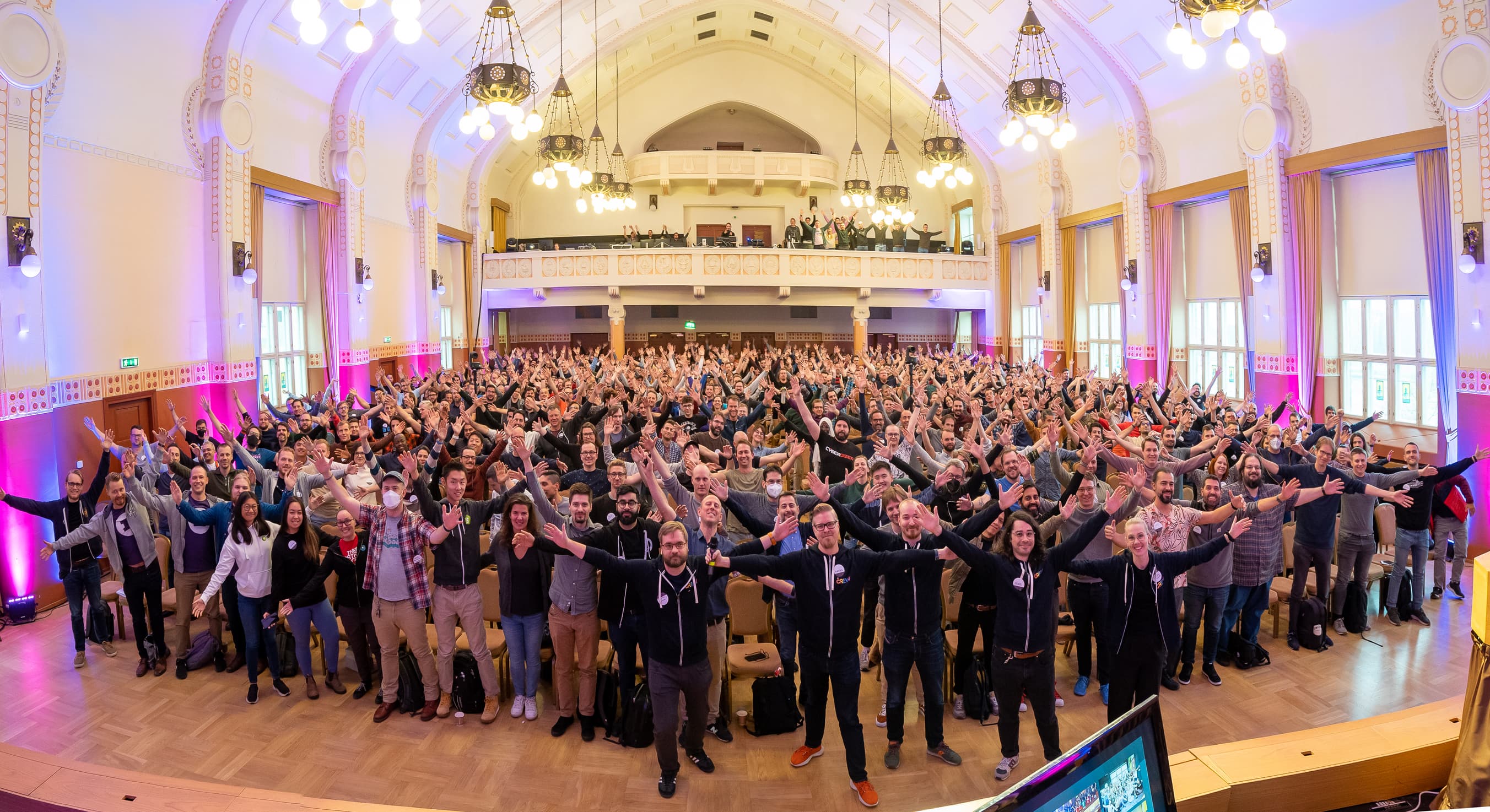 Friday hug at Euruko 2023