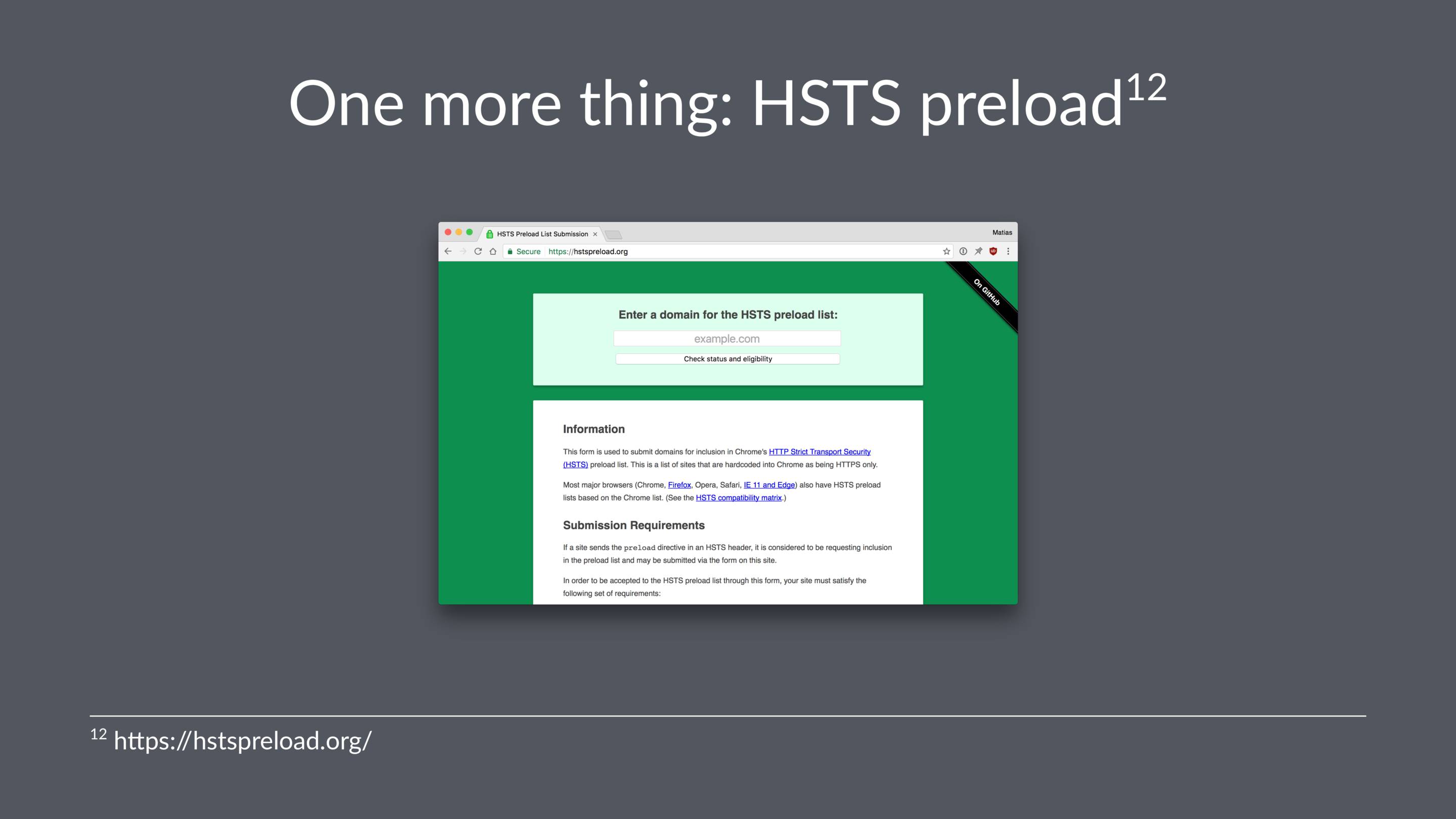 HSTS preload