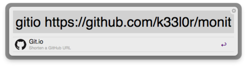 Git.io URL shortener